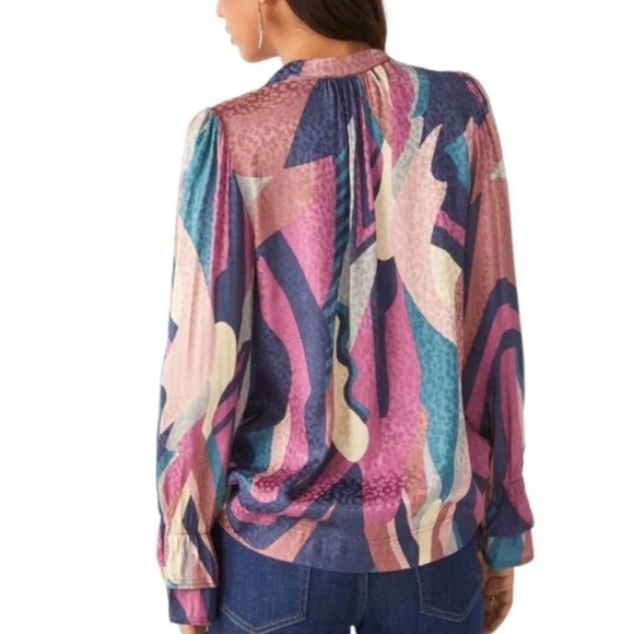 Evereve BA&SH‎ wim top in night blue Large - Picture 2 of 8